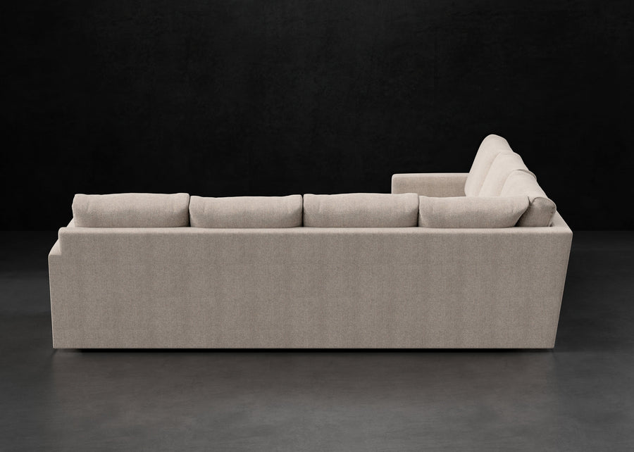 STANDARD TRACK ARM L SECTIONAL CHAISE