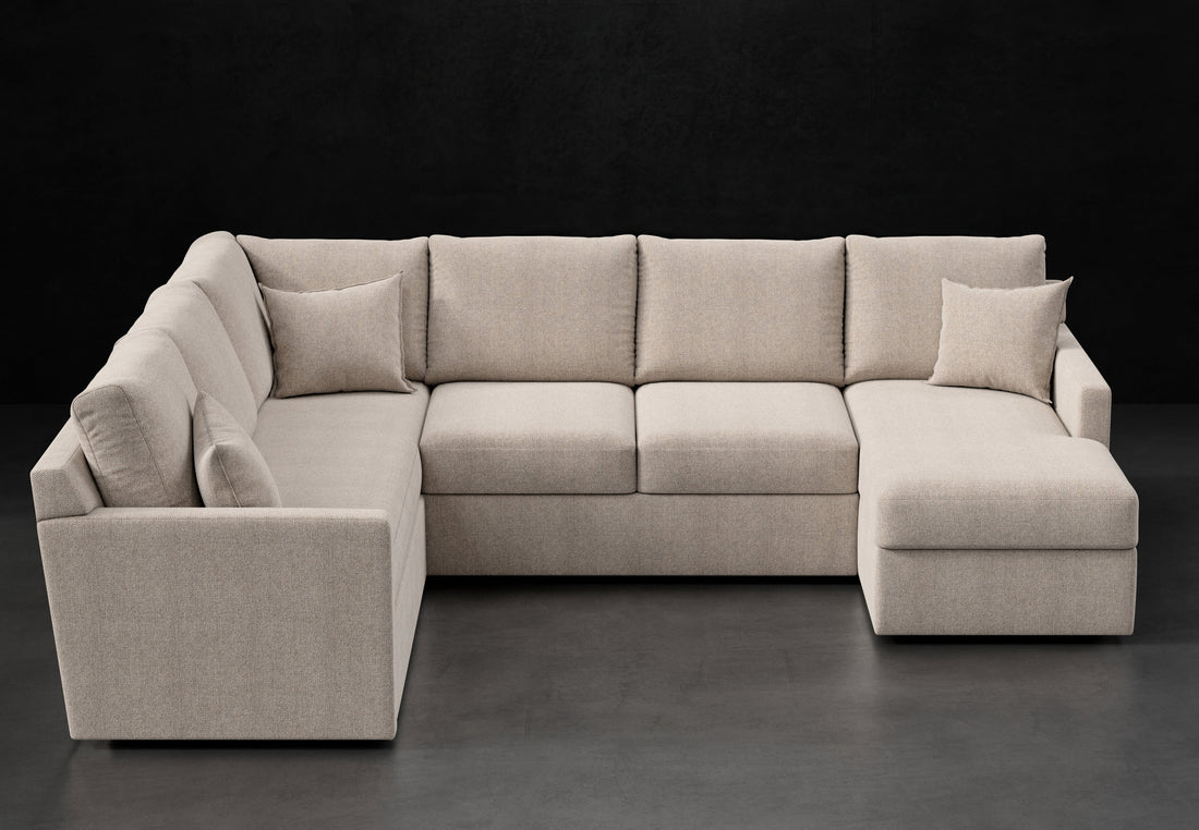 STANDARD TRACK ARM L SECTIONAL CHAISE