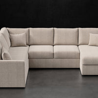 STANDARD TRACK ARM L SECTIONAL CHAISE