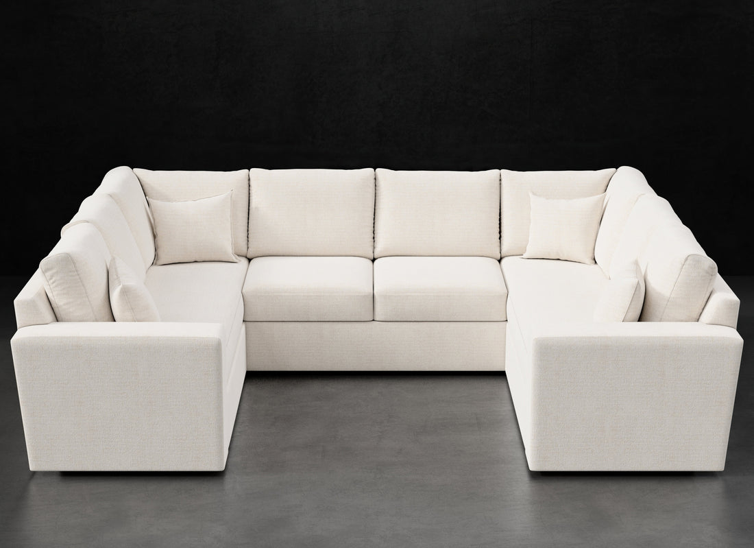 WIDE TRACK ARM U SECTIONAL