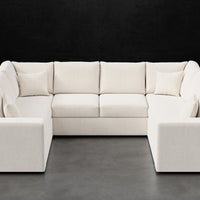 WIDE TRACK ARM U SECTIONAL