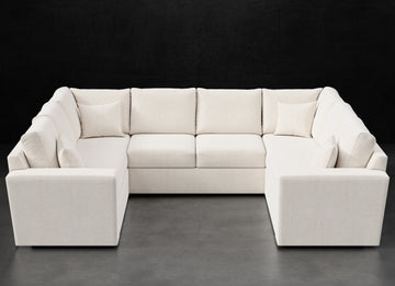 WIDE TRACK ARM U SECTIONAL