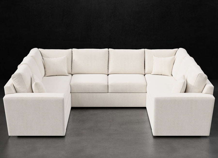 WIDE TRACK ARM U SECTIONAL