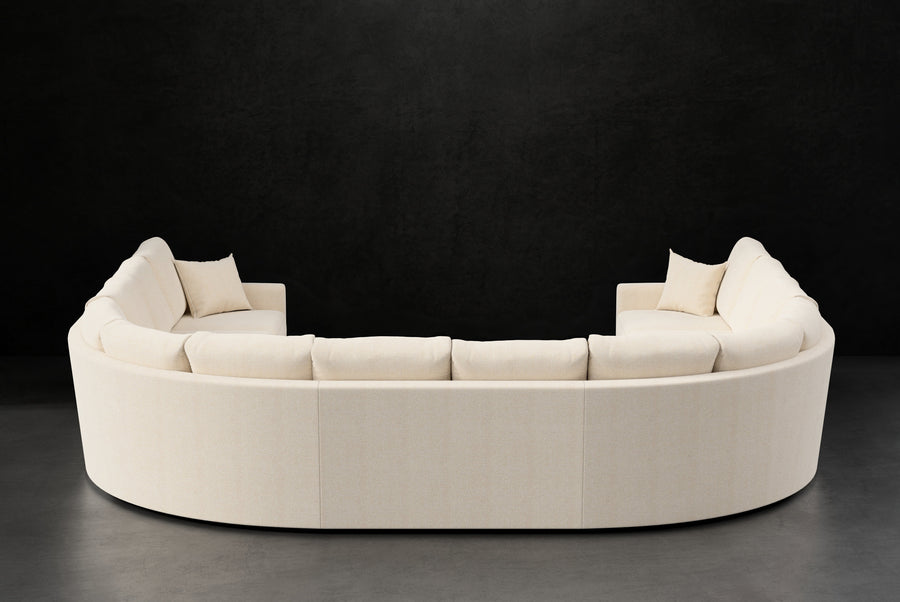 PETITE TRACK ARM QUARTER WEDGE SECTIONAL