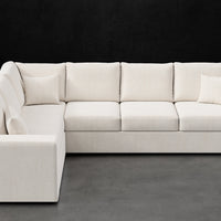 WIDE TRACK ARM EXTENDED L SECTIONAL