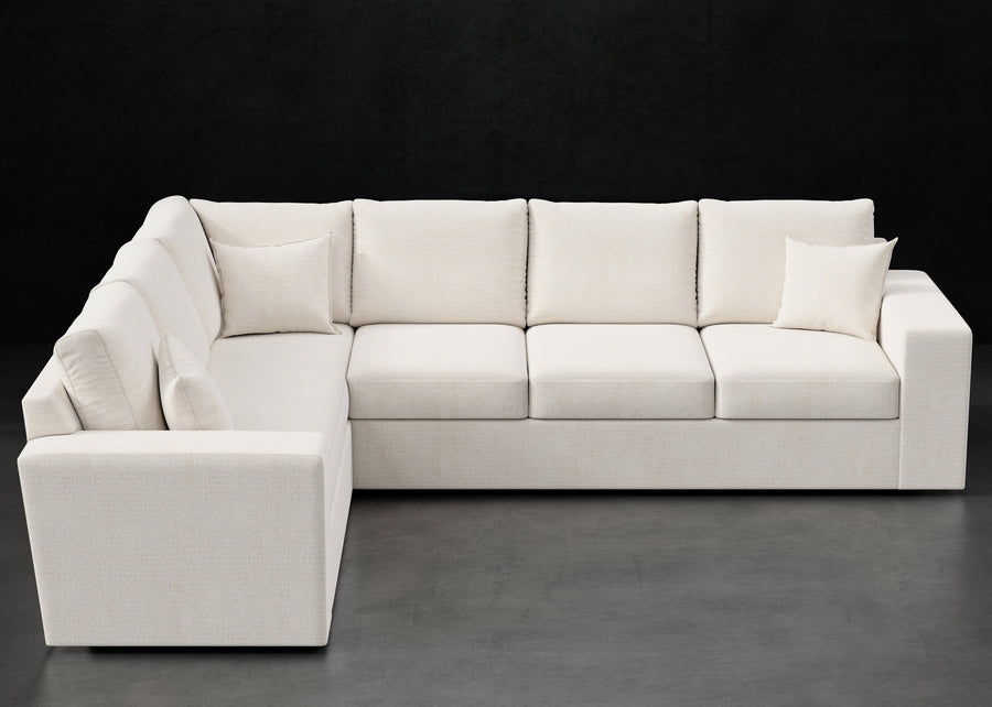 WIDE TRACK ARM EXTENDED L SECTIONAL