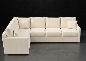 PETITE TRACK ARM EXTENDED L SECTIONAL