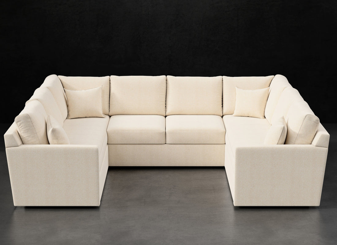 PETITE TRACK ARM U SECTIONAL
