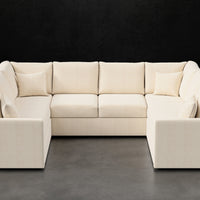PETITE TRACK ARM U SECTIONAL