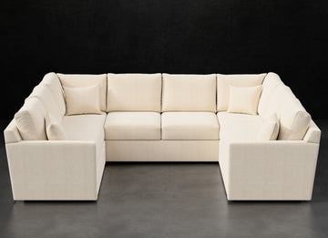 PETITE TRACK ARM U SECTIONAL
