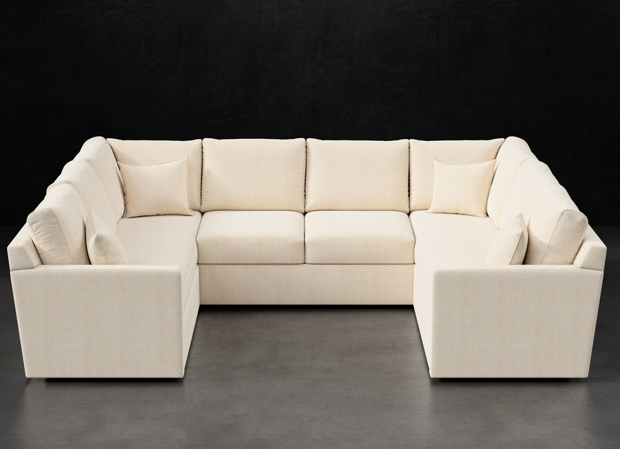 PETITE TRACK ARM U SECTIONAL