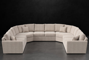 STANDARD TRACK ARM QUARTER WEDGE SECTIONAL