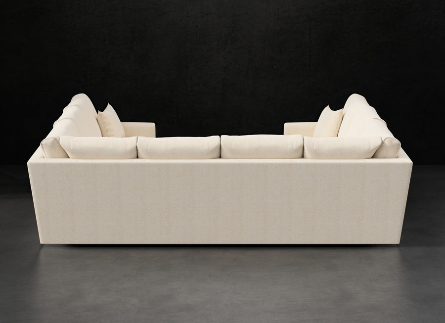 PETITE TRACK ARM U SECTIONAL