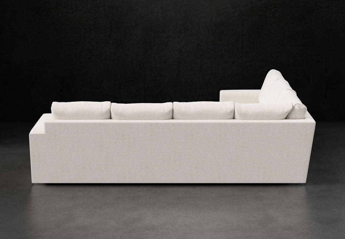 WIDE TRACK ARM EXTENDED L SECTIONAL