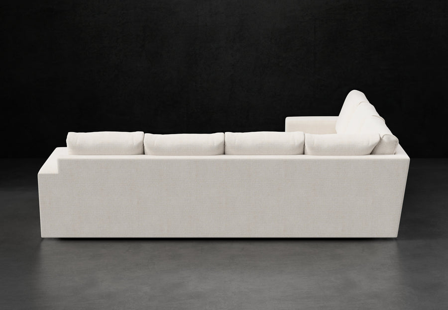 WIDE TRACK ARM EXTENDED L SECTIONAL